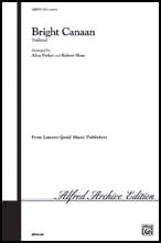 Bright Canaan SATB choral sheet music cover